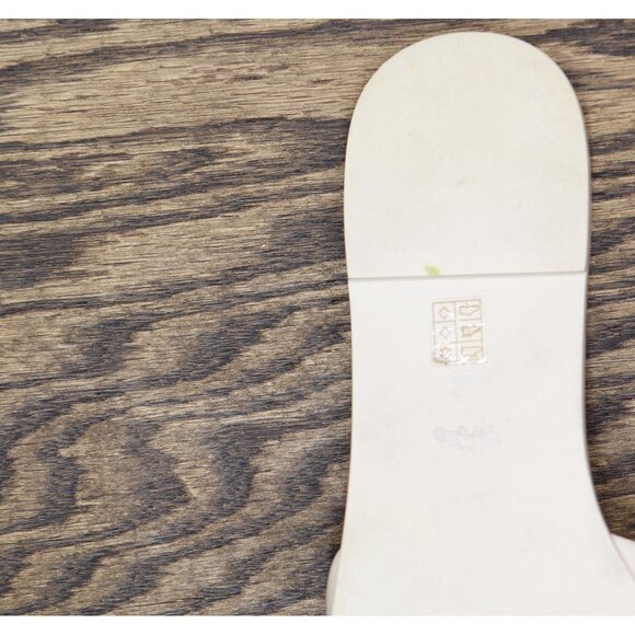 Coach Womens Holly Slide Quilted Sandal CR047 Chalk Off White 10B - Picture 6 of 7